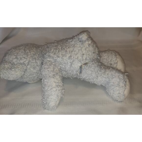 Build A Bear Blue Curly Teddy Bear Plush Stuffed Animal RETIRED Powder Blue 16" - Picture 8 of 16